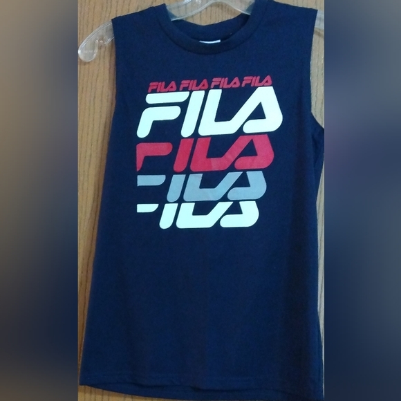 Bundle 2 Sleeveless Muscle Shirts size L (10-12)      6-015 - Picture 2 of 5